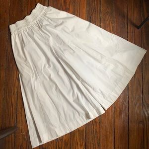 White poplin Acne Studio culottes